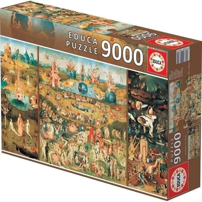 EDUCA Puzzle Garden of Delights 9000 Piezas