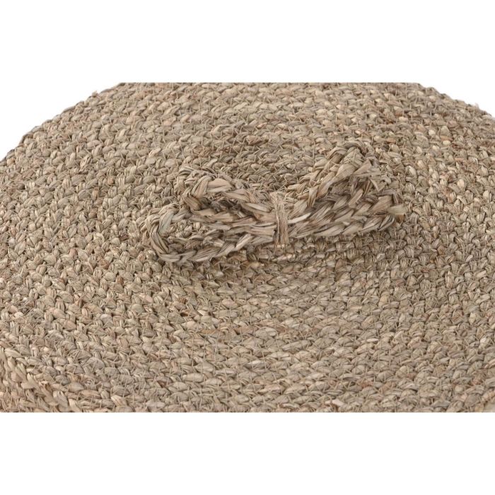 DKD Home Decor Cesta Boho Decorativa de Seagrass Natural Hecho a Mano, Set de 2 Cestas, 38 cm Ancho x 46 cm Alto x 38 cm Largo 2 DKD Home Decor Cesta Boho Decorativa de Seagrass Natural Hecho a Mano, Set de 2 Cestas, 38 cm Ancho x 46 cm Alto x 38 cm Largo 2