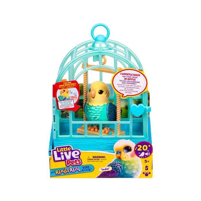 Pajaro parlanchin little live pets.pelaje suave, pico que se mueve y muchas cosas más 1