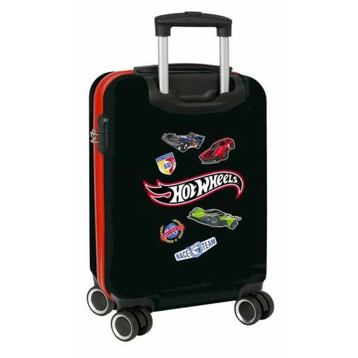 Hot Wheels Trolley Cabina 20" Rígida 34,5x55x20 cm para Niños +3 Años Maleta de Viaje Ruedas Asa Extensible 9