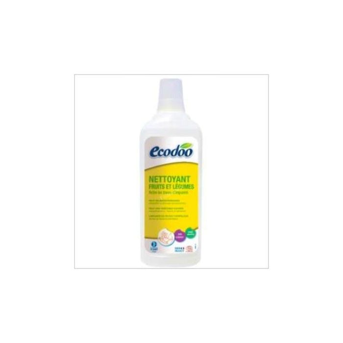 ECODOO Limpiador de Frutas y Verduras 750ml – Certificado ECOCERT para Limpieza Natural de Impurezas