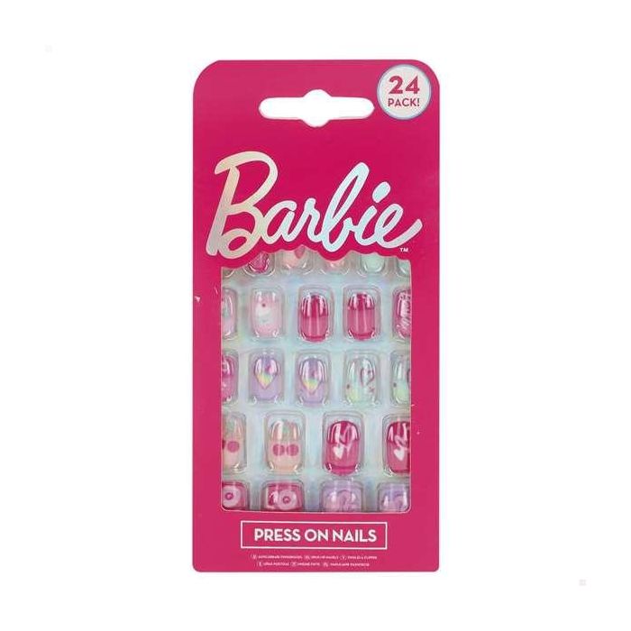 Set 24 uñas postizas barbie Set 24 uñas postizas barbie