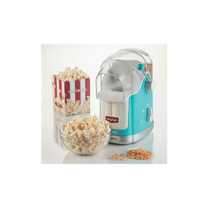 Ariete 2958/01 Máquina de Palomitas Party Time, Diseño Retro Años 50, Azul 3 Ariete 2958/01 Máquina de Palomitas Party Time, Diseño Retro Años 50, Azul 3