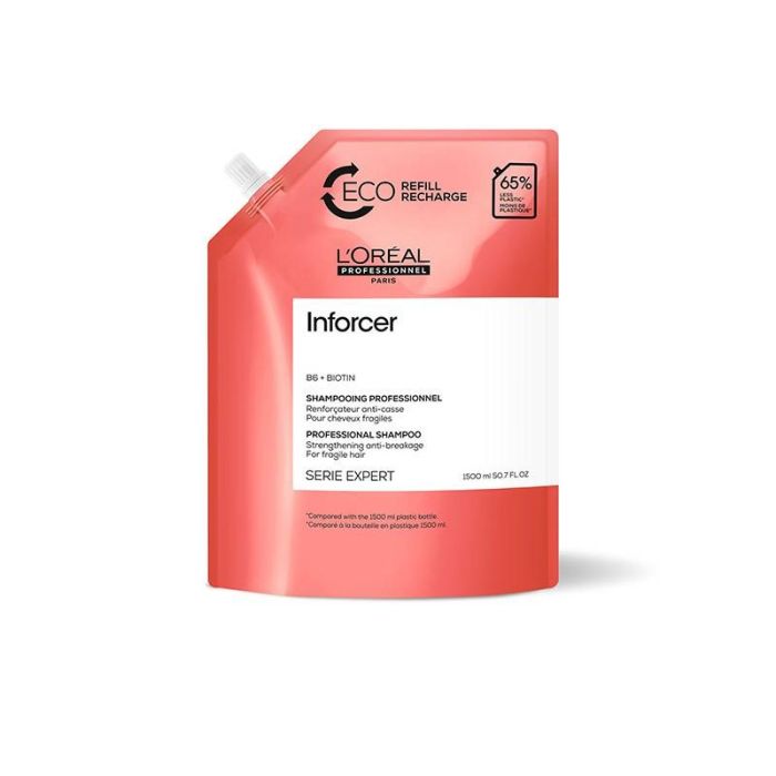 Champú Inforcer 1500 mL Eco Refill Recharge L'Oreal