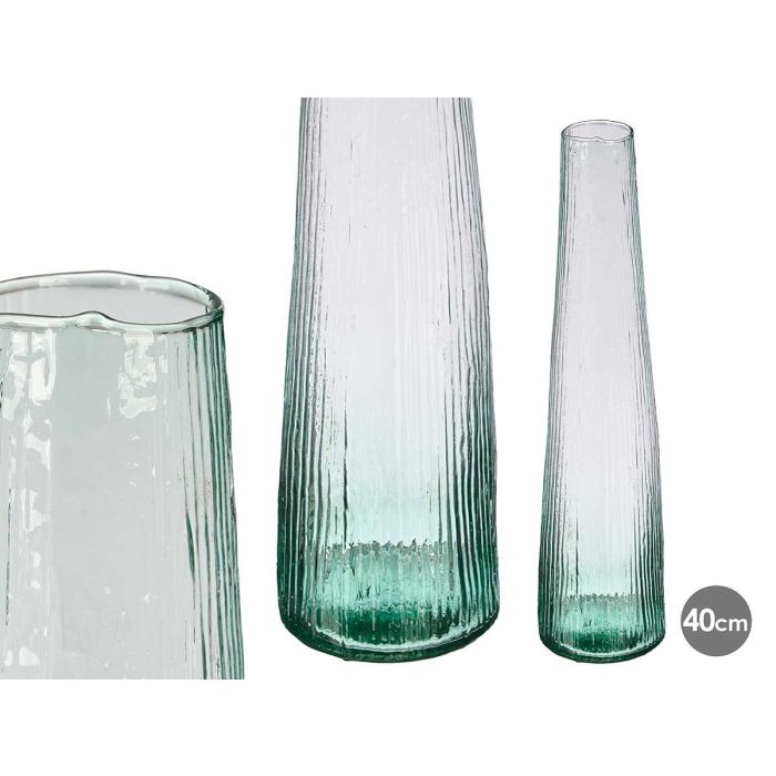 Giftdecor Violetero de Rayas de Vidrio Transparente de 40 cm y 460 ml (6 Unidades) Giftdecor Violetero de Rayas de Vidrio Transparente de 40 cm y 460 ml (6 Unidades)