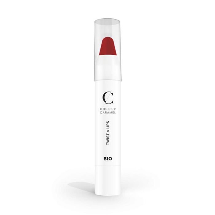 Couleur Caramel Twist&lips barra de labios 407 glossy red