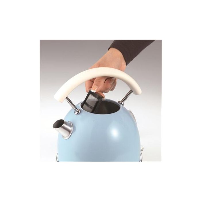 Ariete 2877/05 Hervidor Vintage 1,7 Litros Azul con Filtro Antical y Auto Apagado