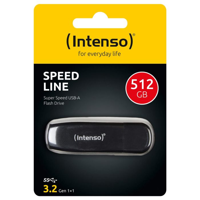 Intenso Speed Memoria USB 3.2 512GB Alta Velocidad para Transferencia de Datos 2 Intenso Speed Memoria USB 3.2 512GB Alta Velocidad para Transferencia de Datos 2