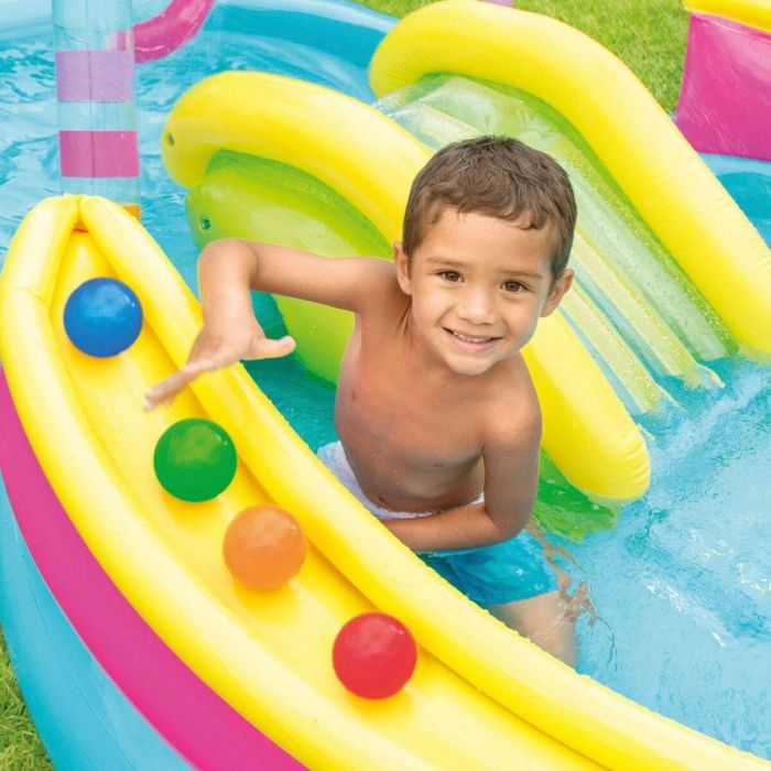 Piscina Hinchable para Niños Intex Arcoíris 374 L 295 x 109 x 191 cm (2 Unidades) 1