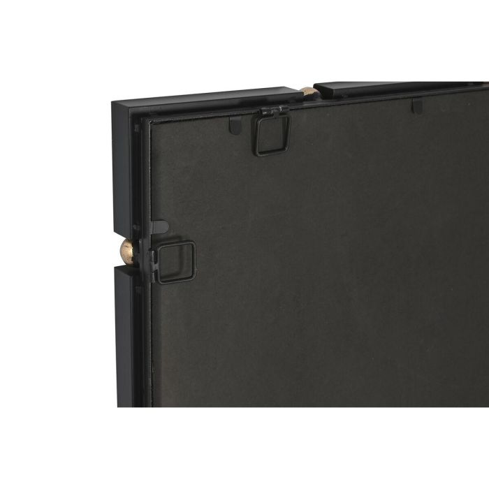 Espejo de pared Home ESPRIT Negro Dorado 64,5 x 5 x 96,5 cm 1 Espejo de pared Home ESPRIT Negro Dorado 64,5 x 5 x 96,5 cm 1