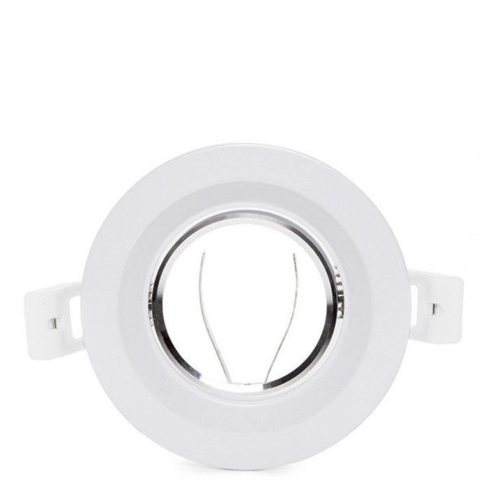 Aro Foco Downlight Circular GU10 Ø92Mm - Blanco 1 Aro Foco Downlight Circular GU10 Ø92Mm - Blanco 1