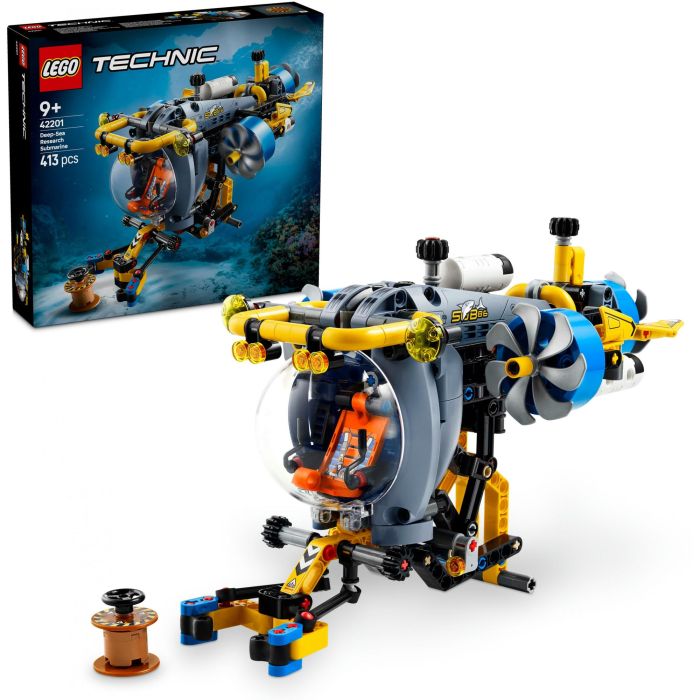 LEGO 42201 Submarino de Aguas Profundas Technic Set de Construcción con 3 Hélices y Brazo Extensible - Edad +9 Años 13 LEGO 42201 Submarino de Aguas Profundas Technic Set de Construcción con 3 Hélices y Brazo Extensible - Edad +9 Años 13