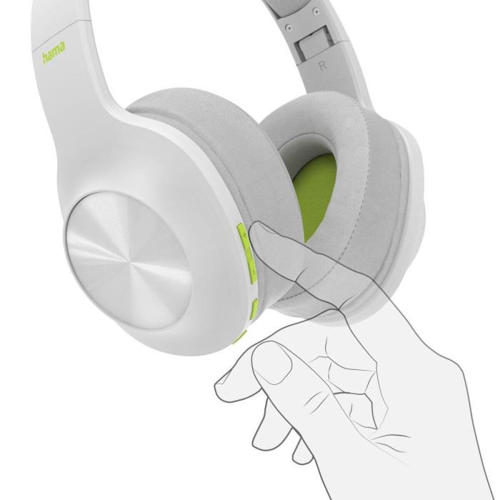 Auriculares Inalámbricos Hama 00184101 Blanco 1 Auriculares Inalámbricos Hama 00184101 Blanco 1