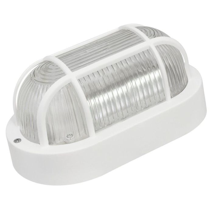 Aplique de Pared Exterior Jardín E27 IP44 Blanco Sin Bombilla [BO-170-B]