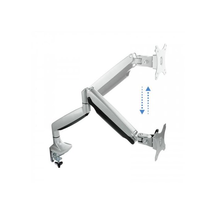 Tooq Soporte Mesa Monitor DB3032TNR para Pantallas de 13 a 32 Pulgadas, Plata 1 Tooq Soporte Mesa Monitor DB3032TNR para Pantallas de 13 a 32 Pulgadas, Plata 1