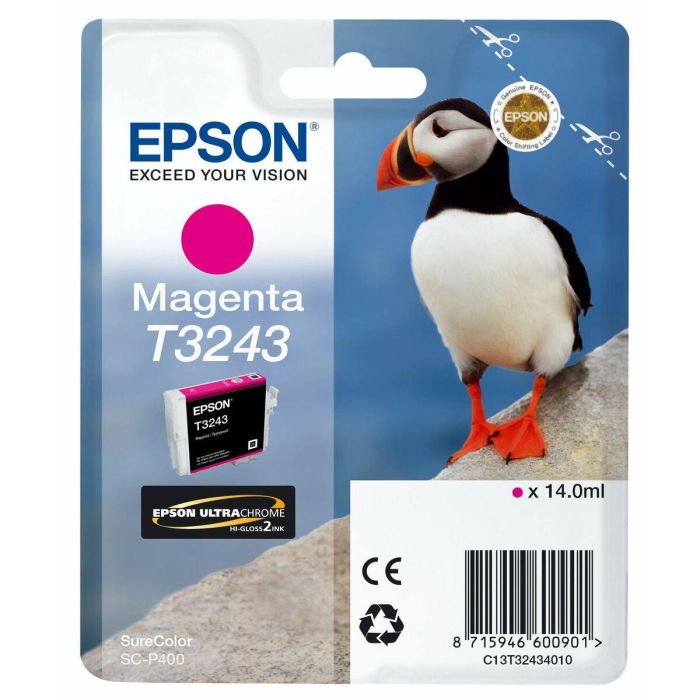 Cartucho de Tinta Original Epson C13T32434010 Cian Magenta 1