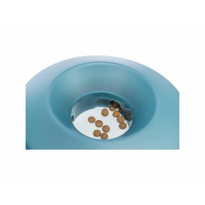 Comedero para Perro Trixie Slow Feeding Azul Gris Caucho Plástico TPR Ø 23 cm 500 ml 4