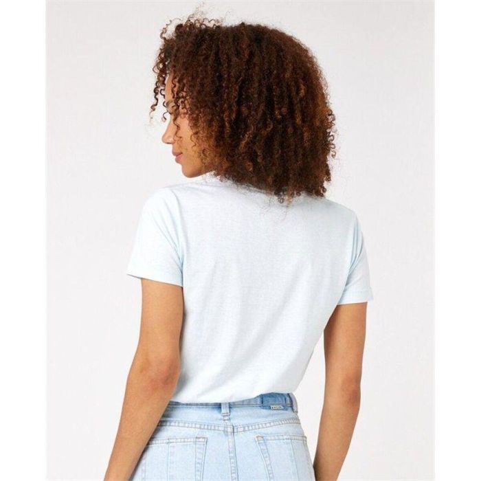 Camiseta de Manga Corta Mujer Rip Curl Re-Entry Crew Neck Blanco