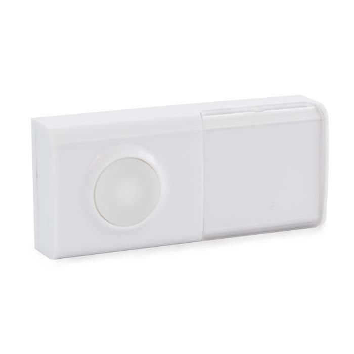SCS Sentinel CAC0050 Pulsador Adicional para Timbre Inalámbrico sin Batería, Compatible Ecobell, Resistente al Agua IP55, Alcance 100m SCS Sentinel CAC0050 Pulsador Adicional para Timbre Inalámbrico sin Batería, Compatible Ecobell, Resistente al Agua IP55, Alcance 100m