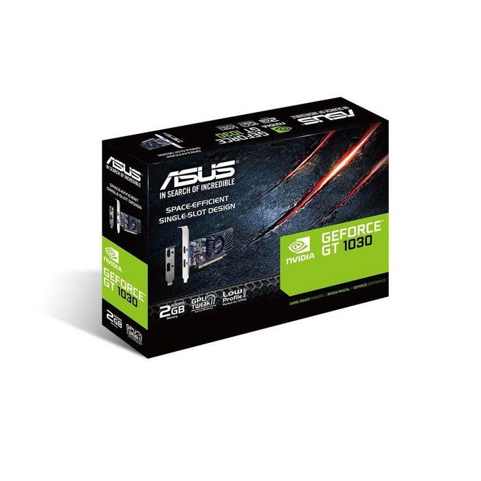 Asus GeForce GT 1030 2GB GDDR5 Tarjeta Gráfica Perfil Bajo 90YV0AT2-M0NA00 Asus GeForce GT 1030 2GB GDDR5 Tarjeta Gráfica Perfil Bajo 90YV0AT2-M0NA00