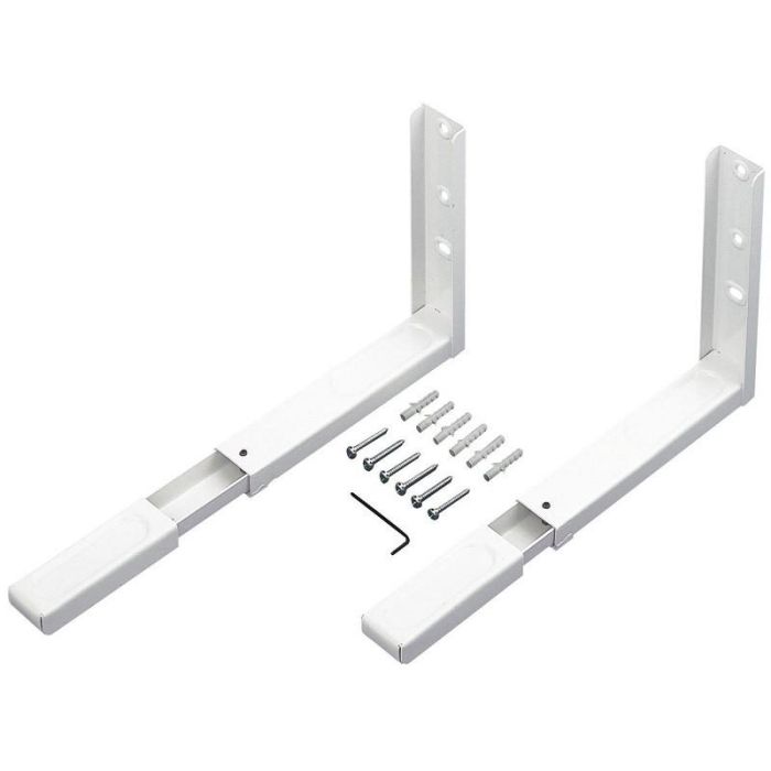 Soporte Mural Microondas Acabado Blanco/Negro 40Kg Acabado Blanco Amig Soporte Mural Microondas Acabado Blanco/Negro 40Kg Acabado Blanco Amig