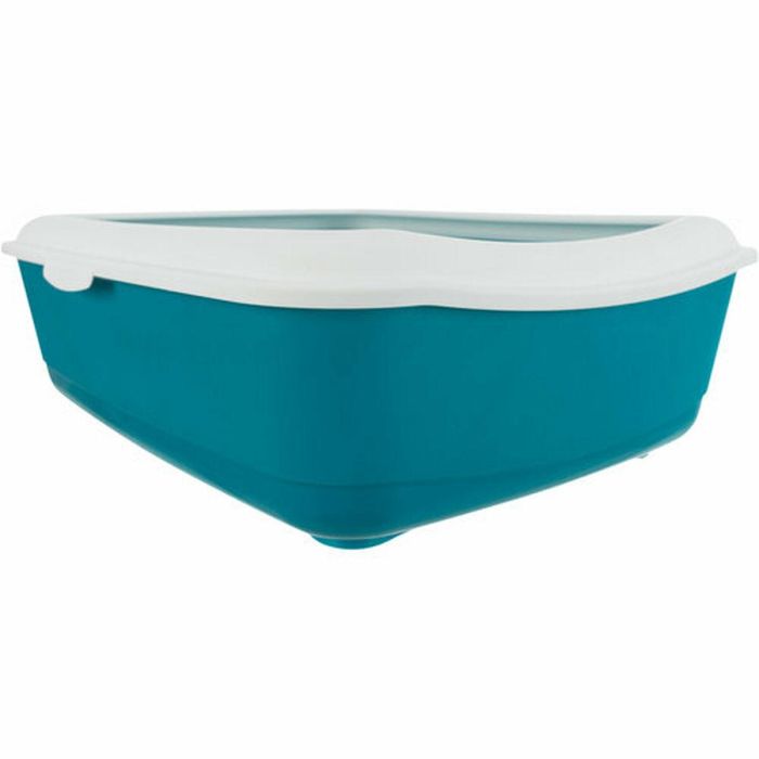 Arenero para Gatos Trixie Classic Azul Blanco Plástico 37 × 15 × 47 cm 7