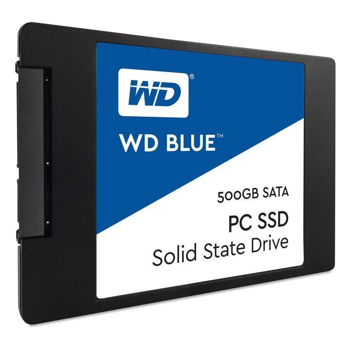 Western Digital WD Blue SSD 500GB 2.5" SATA III 6Gb/s Lectura 545MB/s Escritura 525MB/s para PC/Portátil, Alto Rendimiento