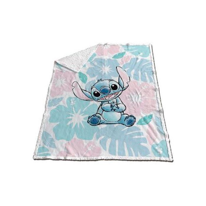 Disney Manta Coralina Sherpa Stitch 130x170cm 100% Poliéster