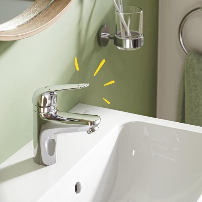 Mezclador monomando - GROHE - 24319001 - Lavabo Swift - Con seguridad para niños - Talla S 2 Mezclador monomando - GROHE - 24319001 - Lavabo Swift - Con seguridad para niños - Talla S 2