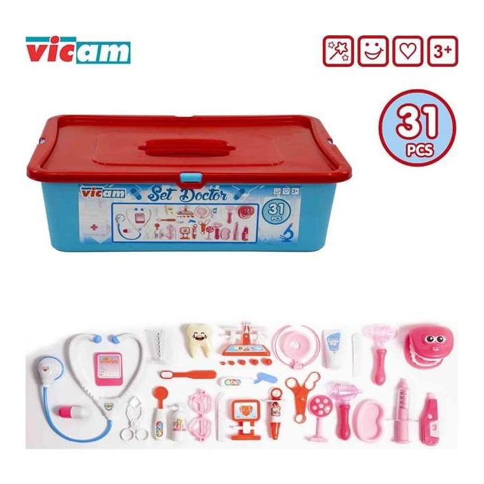 Maletin doctor con 31 piezas. 42x29x12 cm 1 Maletin doctor con 31 piezas. 42x29x12 cm 1
