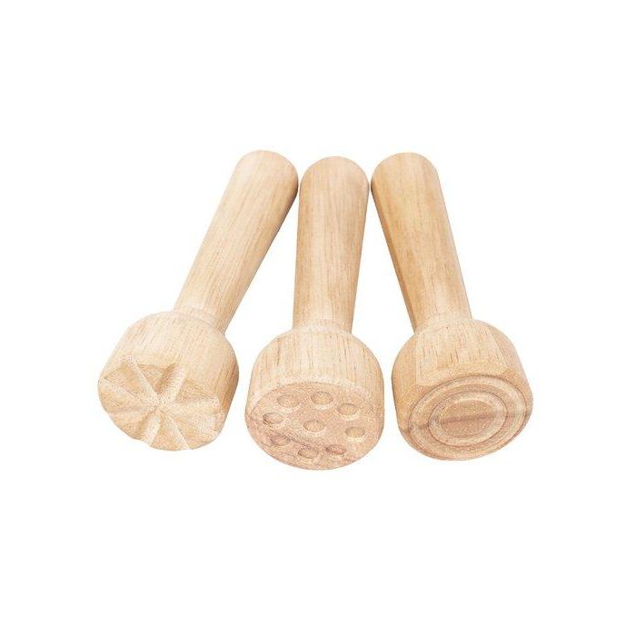 Sello De Madera Para Plastilina Jovi Baby Estuche De 3 (Set de 6)