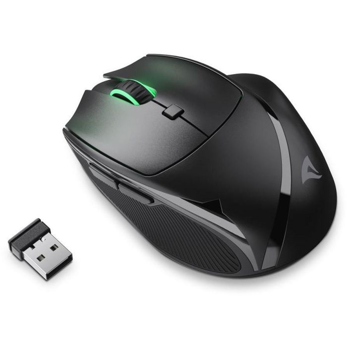 Sharkoon OfficePal M25W Ratón Gaming Inalámbrico RF + USB-C Óptico 4000 DPI Mano Derecha 6 Botones Negro con Iluminación Multi-Color 2 Sharkoon OfficePal M25W Ratón Gaming Inalámbrico RF + USB-C Óptico 4000 DPI Mano Derecha 6 Botones Negro con Iluminación Multi-Color 2