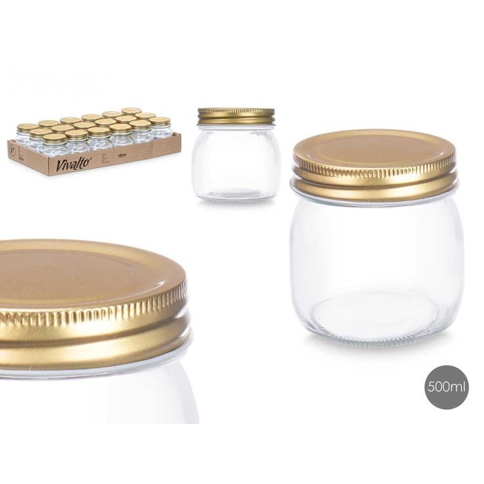 Tarro Conserva 180Ml Vivalto 6X8CM (54 Unidades) Tarro Conserva 180Ml Vivalto 6X8CM (54 Unidades)