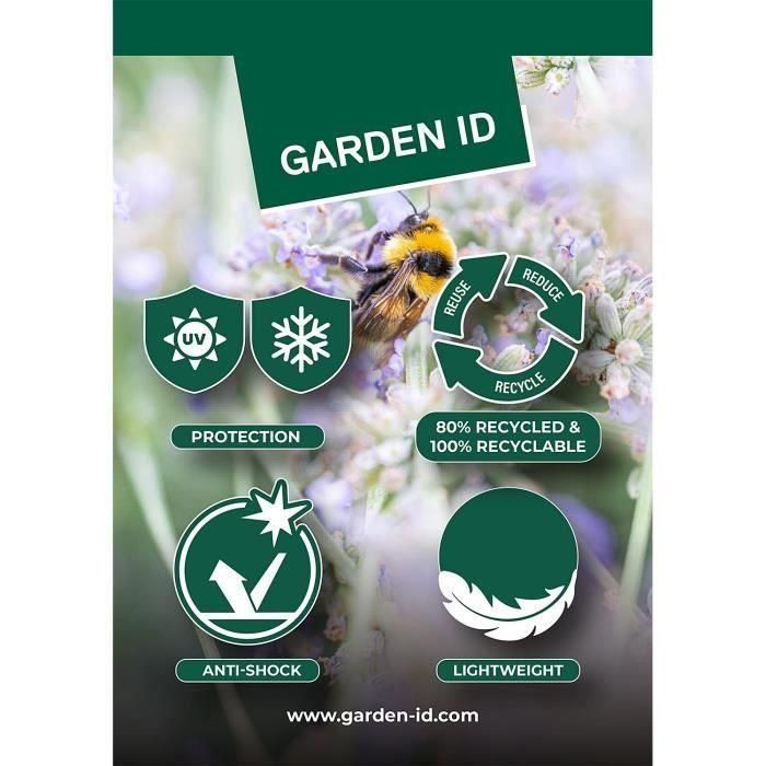 Maceta - Garden ID - Fancy - 40 x 58 cm - Para jardín, balcones o interiores - Antracita 2 Maceta - Garden ID - Fancy - 40 x 58 cm - Para jardín, balcones o interiores - Antracita 2