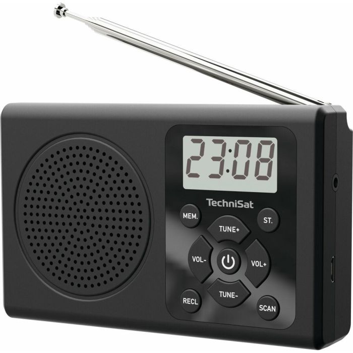 Radio Portátil ELBE 76-5018-00 Negro 1 Radio Portátil ELBE 76-5018-00 Negro 1