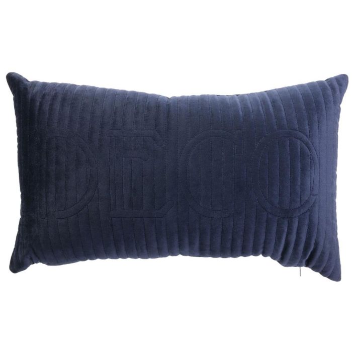 Home Deco Factory Cojín Lounge Palabra Bordada con Cremallera Desenfundable 50x30x10 cm 3