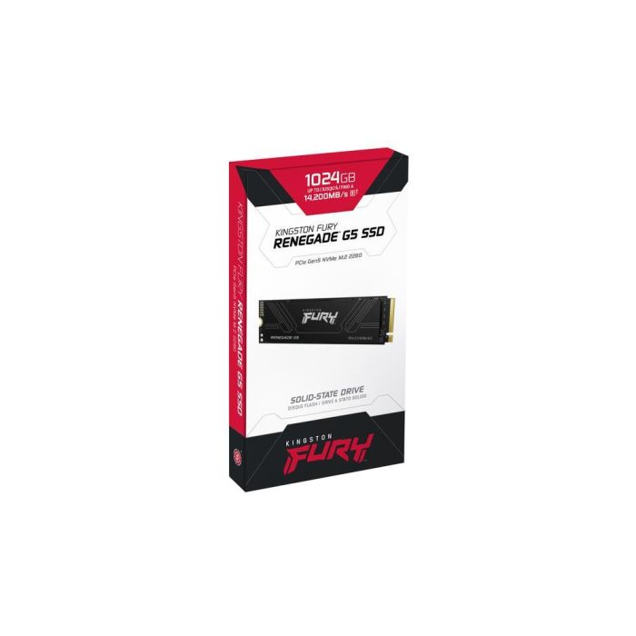Kingston FURY Renegade G5 SSD M.2 2280 NVMe PCIe 5.0 1TB - SFYR2S/1T0 - Hasta 14.800MB/s Lectura, 14.000MB/s Escritura 3 Kingston FURY Renegade G5 SSD M.2 2280 NVMe PCIe 5.0 1TB - SFYR2S/1T0 - Hasta 14.800MB/s Lectura, 14.000MB/s Escritura 3