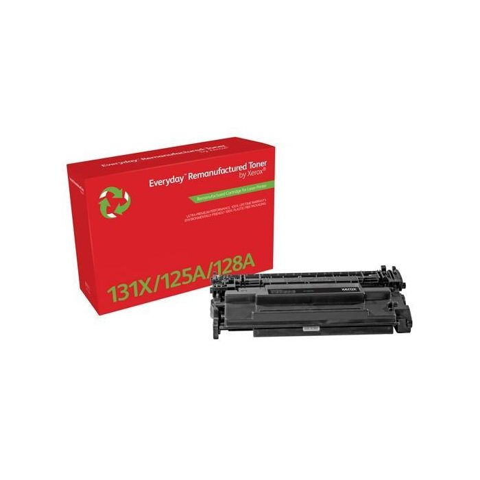 Xerox Everyday Toner Remanufacturado Negro Compatible con HP 131X, 125A, 128A, Color LaserJet Pro 200 M251, CF210X, CB540A, CE320A