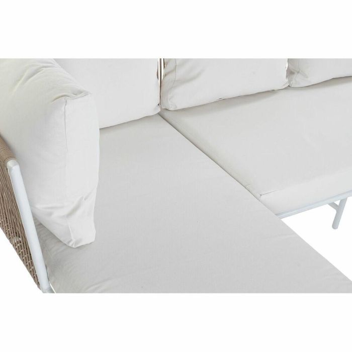 Sofa Terraza Y Jardin DKD Home Decor Beige Blanco 170 x 86 x 196 cm Set de 2 4