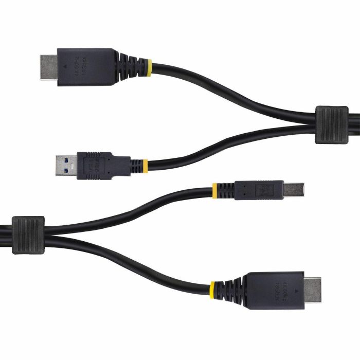 Cable adaptador Startech HU1226-KVM-CABLE Negro 1,8 m 2