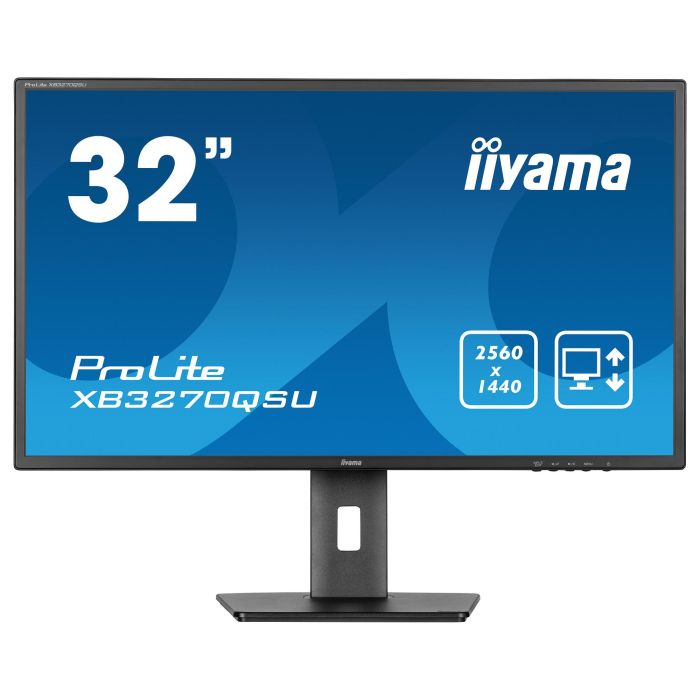 Iiyama XB3270QSU-B1 Monitor 32" IPS QHD 2560x1440 100Hz 3ms Regulable Altura HDMI DP USB 1