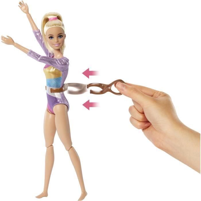 Muñeca Barbie Tú Puedes Ser Gimnasta Rubia Hrg52 Mattel 5