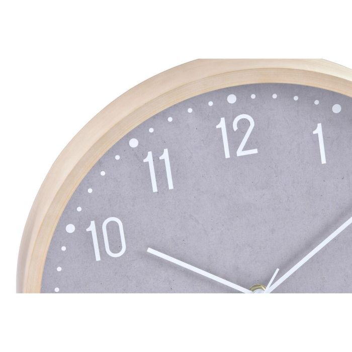 Reloj Pared Scandi DKD Home Decor Beige Gris 4 x 30 x 30 cm (2 Unidades) 1 Reloj Pared Scandi DKD Home Decor Beige Gris 4 x 30 x 30 cm (2 Unidades) 1