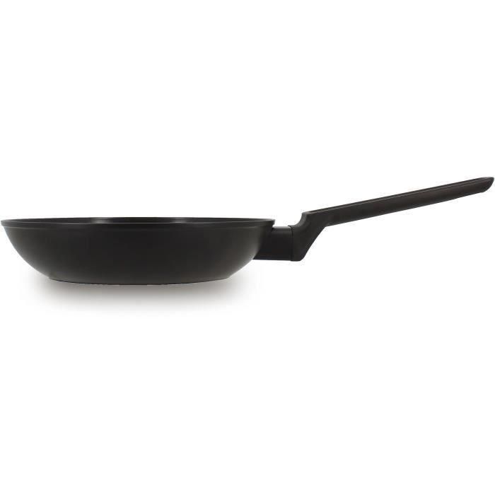 Sartén - MENASTYL - 6020635 - Aluminio forjado - 20 cm - Negro - Apto para todo tipo de fuegos, incluida inducción Sartén - MENASTYL - 6020635 - Aluminio forjado - 20 cm - Negro - Apto para todo tipo de fuegos, incluida inducción