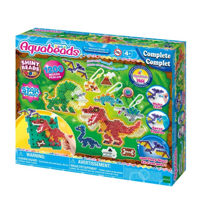 Juego de Manualidades Aquabeads The land of dinosaurs Multicolor 1 Juego de Manualidades Aquabeads The land of dinosaurs Multicolor 1