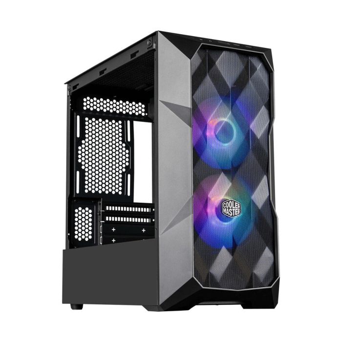 CoolerMaster MasterBox TD300 Mesh Mini Tower, PC micro ATX/Mini-ITX, Negro con ventana lateral 0 CoolerMaster MasterBox TD300 Mesh Mini Tower, PC micro ATX/Mini-ITX, Negro con ventana lateral 0