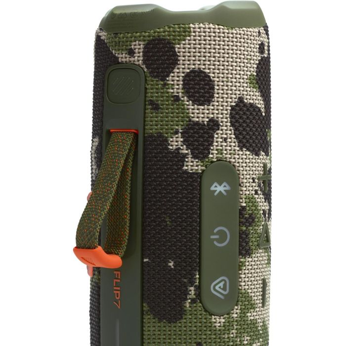 JBL JBLFLIP7SQUAD Altavoz Portátil Bluetooth Flip 7 Sonido Pro, AI Sound Boost, 35W, 16h Autonomía, IP68 Resistente Agua/Polvo, Camuflaje 5 JBL JBLFLIP7SQUAD Altavoz Portátil Bluetooth Flip 7 Sonido Pro, AI Sound Boost, 35W, 16h Autonomía, IP68 Resistente Agua/Polvo, Camuflaje 5