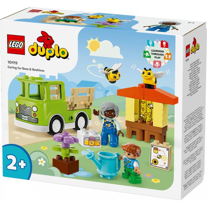 LEGO Duplo 10419 Cuidado de Abejas y Colmenas - Set de Construcción de Aprendizaje con Abejas, Colmena y Camión para Niños +2 años 6