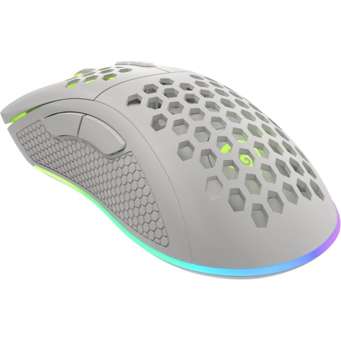 GENESIS Krypton 555 Ratón Gaming Óptico Ultraligero 8000 DPI, 7 Botones Programables, RGB, Ergonómico, USB, Blanco 3 GENESIS Krypton 555 Ratón Gaming Óptico Ultraligero 8000 DPI, 7 Botones Programables, RGB, Ergonómico, USB, Blanco 3