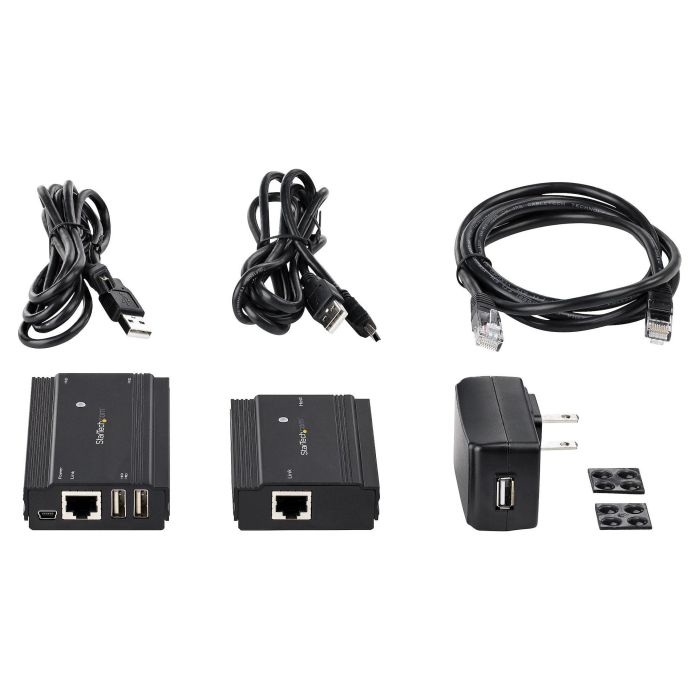 Startechcom Hub Extensor USB 2.0 4 Puertos RJ45 por Cable Ethernet Cat5e/Cat6 hasta 100m 6 Startechcom Hub Extensor USB 2.0 4 Puertos RJ45 por Cable Ethernet Cat5e/Cat6 hasta 100m 6